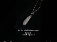 Elegancki wisiorek w kształcie łezki ze srebra 925 z blaskiem CZ