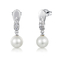 Pearl Series 925 Srebrne kolczyki z pereł CZ Kolczyki z masy perłowej dla kobiet