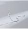 Minimalistyczna osobowość 925 Srebrna bransoletka Love Knot Beads Chain Jewelry