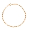 Złote bransoletki ze srebra 925 z czystego srebra online Zwykły łańcuszek do spinaczy dla kobiet