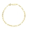 Złote bransoletki ze srebra 925 z czystego srebra online Zwykły łańcuszek do spinaczy dla kobiet