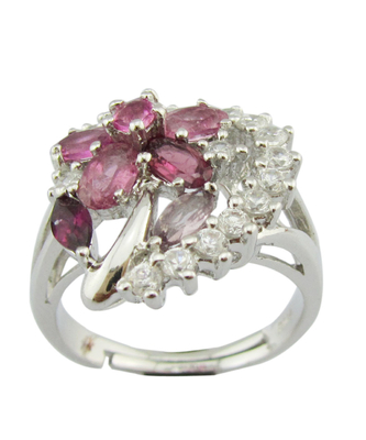Rodzaj biżuterii Pierścienie z 925 srebrnych kamieni szlachetnych Pierścienie do imprezy / imprezy Chunky Sterling Silver Rings Silver Gemstone Rings