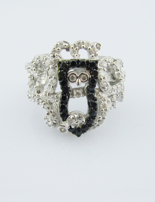 Elegantny zestaw biżuterii z srebra 925 z Rhodium Plated Classic Design Bezel Setting Stud Earrings