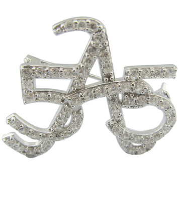 Lekkie i skomplikowane broszki z srebrnymi szpilkami 925 z CZ Sterling Silver Brooch Your Handbag Brooch Design