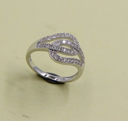 Radiant Cut Pear CZ Pierścienie w czystej srebrze 925 Kamień Rozmiar 1,0-2,0 mm wygrawerowany pierścień srebrny srebrne pierścienie modne