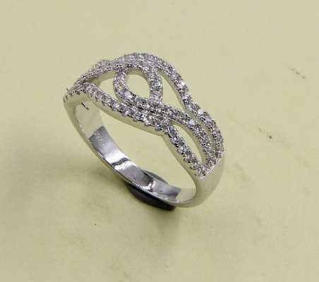 Srebro Main 925 Srebro CZ Pierścienie do biżuterii lub dekoracji srebrne pierścień miłosny damskie pierścienie srebrne Cool Ring