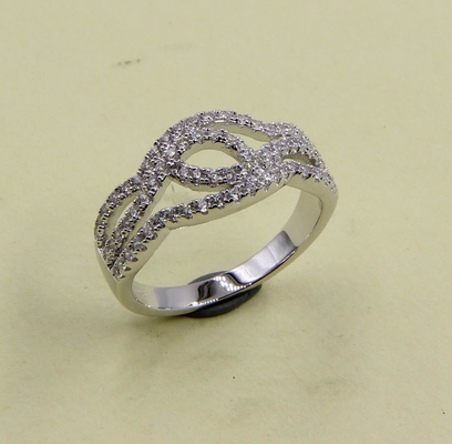 Srebro Main 925 Srebro CZ Pierścienie do biżuterii lub dekoracji srebrne pierścień miłosny damskie pierścienie srebrne Cool Ring