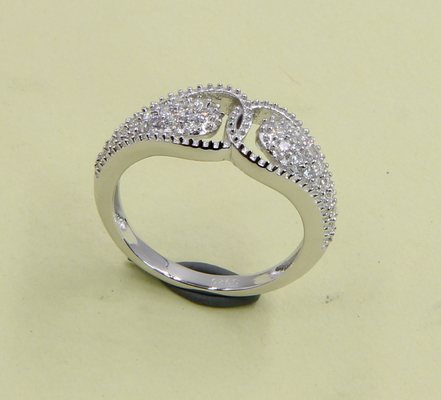 925 Sterling Silver Bands With Cubic Zirconia Gemstones In Heart And Oval Forms Sterling Silver Cubic Zirconia Rings Złote pierścienie ze srebra