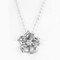 Chanel wisiorek ze srebra próby 925 CZ 5,38g Wisiorek ze srebra w kształcie kwiatka