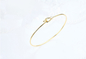 0,07 ct 18-karatowa złota bransoletka z brylantami GDTC 18-karatowa bransoletka z żółtego złota