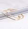 VS Clarity 18-karatowa złota diamentowa bransoletka 0,23 ct przedłużający łańcuszek kontrastowy z serii kolorów