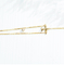 ODM 17 cm 18-karatowa złota bransoletka z diamentami 0,05 ct okrągłe klamry do pierścionków