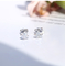 Podwójne zastosowanie 18-karatowe złote diamentowe kolczyki 1,5-karatowe 2,8-gramowe diamentowe oko konia