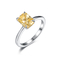 Groove w kształcie gruszki 925 Srebrne pierścionki CZ Vintage pierścionki zaręczynowe dla kobiet