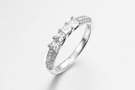 Zestaw Pierścieni 2 Sprzedaż hurtowa biżuteria luksusowa kobiety Pierścień kamienie szlachetne kryształ kamień mieszany kolor cyrkon dziewczyny Pierścień Kup pierścienie hurtowe